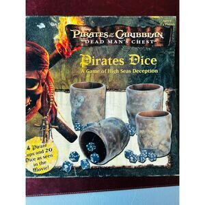 Pirates of the Caribbean Dice Game Dead Man's Chest Complete in Great Condition